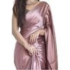 614S6ffBSTL._AC_UL165_SR165165_.jpg Sidhidata Women's Soft Fandy Silk Saree With Hand Work Lace Boarder & Comes With Unstitched Blouse Piece (Chhaava)