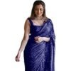 61IYMeXq4XL._AC_UL165_SR165165_.jpg Women’s Sequence Work Georgette Saree with Unstitched Blouse Piece | Black Party Wear Saree for Wedding & Festive Occasions