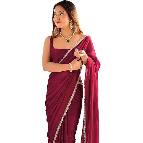 71dJfBBDgEL._AC_UL495_SR495495_.jpg Women’s Sequence Work Georgette Saree with Unstitched Blouse Piece | Black Party Wear Saree for Wedding & Festive Occasions