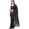 81a6UktB3pL._AC_UL330_SR330330_.jpg Women’s Sequence Work Georgette Saree with Unstitched Blouse Piece | Black Party Wear Saree for Wedding & Festive Occasions